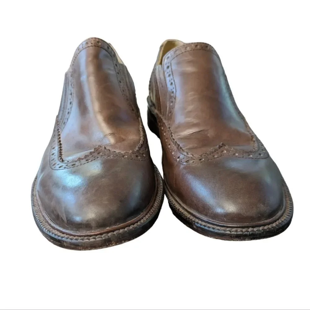 Johnson & Murphy J&M brown loafer Shoes